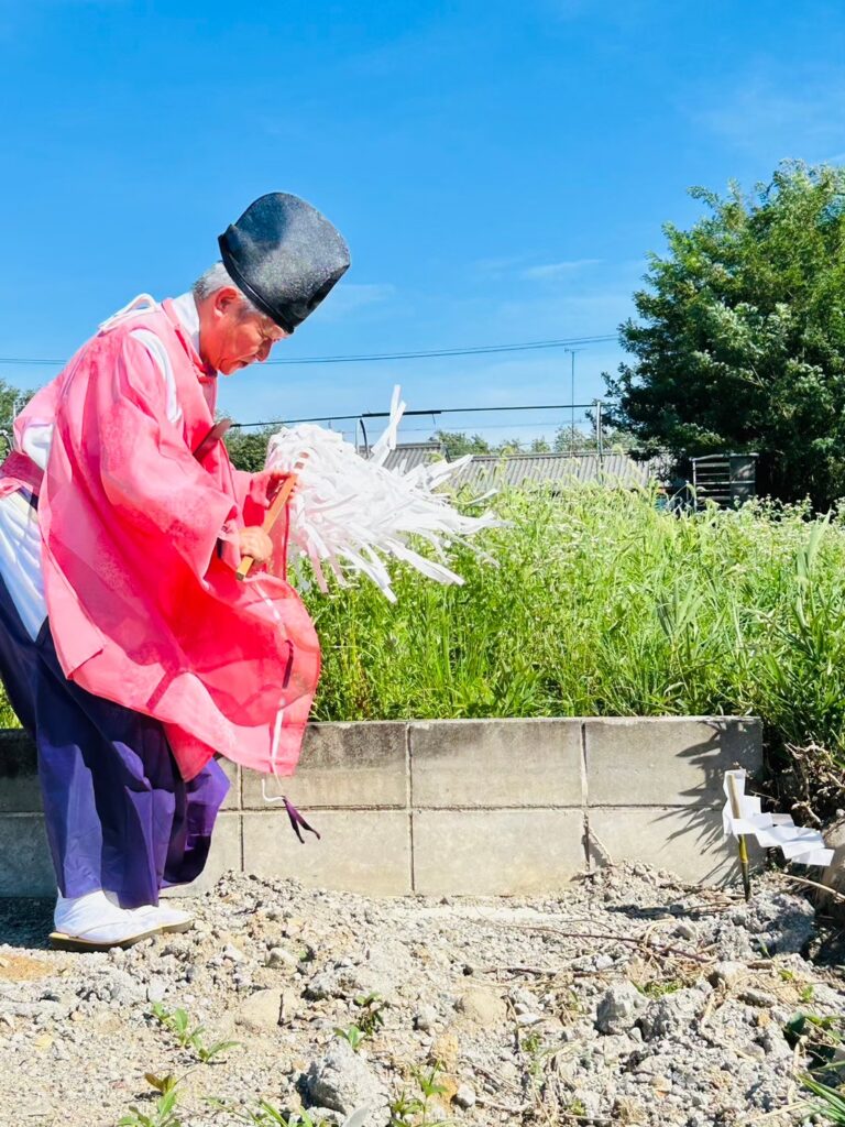 地鎮祭　多治見　新築 注文住宅